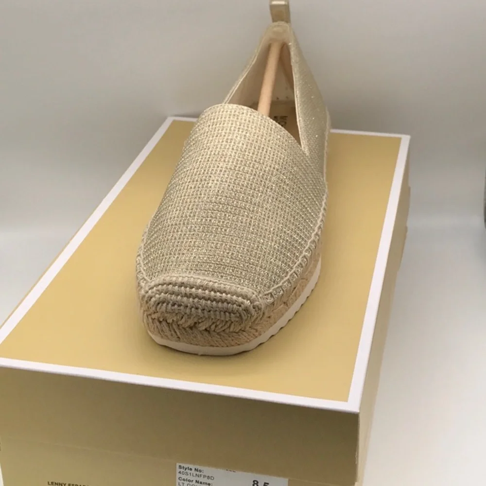 NWT Michael Kors Lenny Espradrilles   SIZE 8m